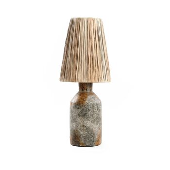 La Lampe de Table Ithaka - Gris Antique Naturel 1