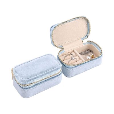 Sieradendoosje | velvet | Reisetui  | sieraden organiser | 8x5x3,5 cm