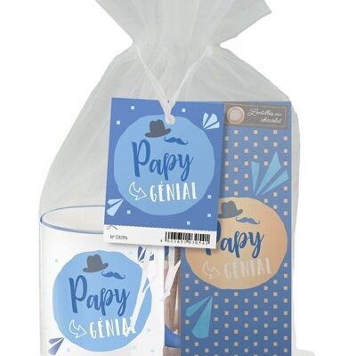 Grandfather's Day - Grandpa cup gift set + chocolate lentils
