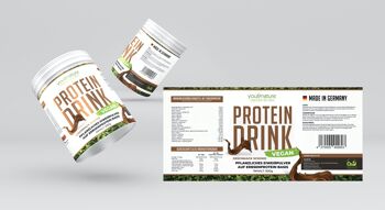 Boisson protéinée au goût de chocolat Poudre de protéines 100% végétales 6