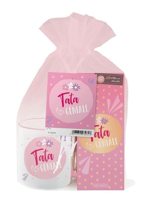 Famille - Set-cadeau Tata tasse + Lentilles au Chocolat