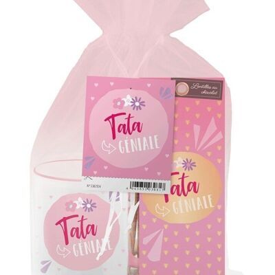 Familie - Geschenkset Tata-Tasse + Schokolinsen