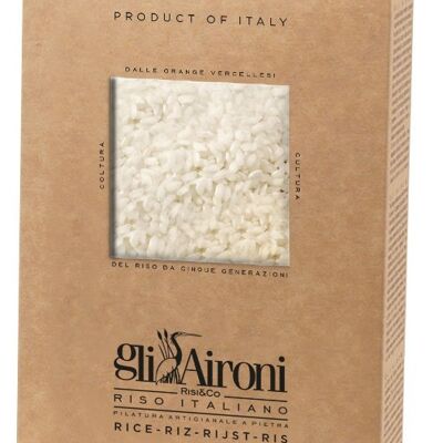 Carnaroli rice gliAironi in 1 kg box