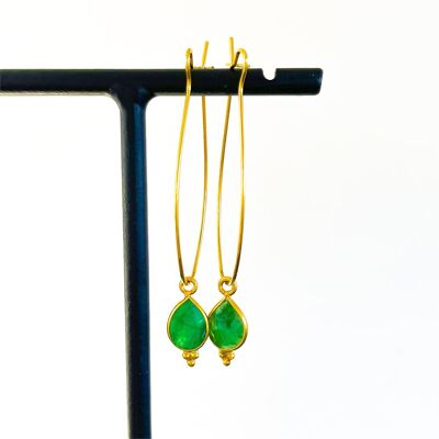 Green Amazonia earrings