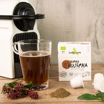 Capsules de thé vert Hojicha Bio compatibles Nespresso®* (10x1.5g) 2