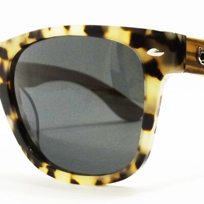 Sunglasses 211 -way sky - tortoise acetate- black