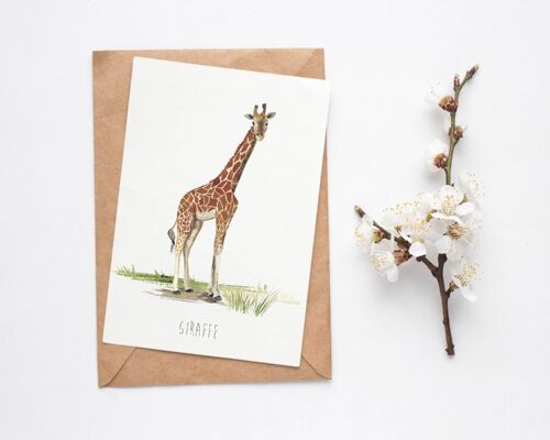 Giraffe Card