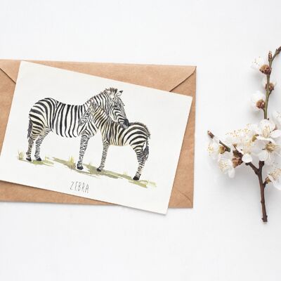Zebra Card