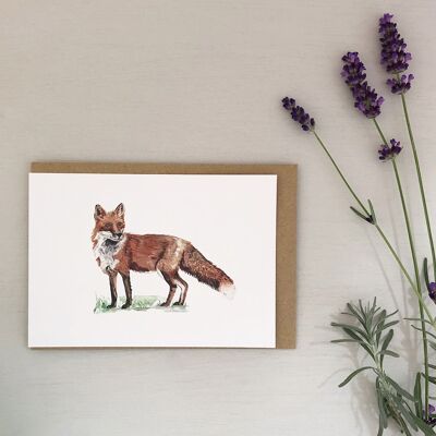 Fox Greetings Card