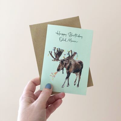 Birthday Moose card