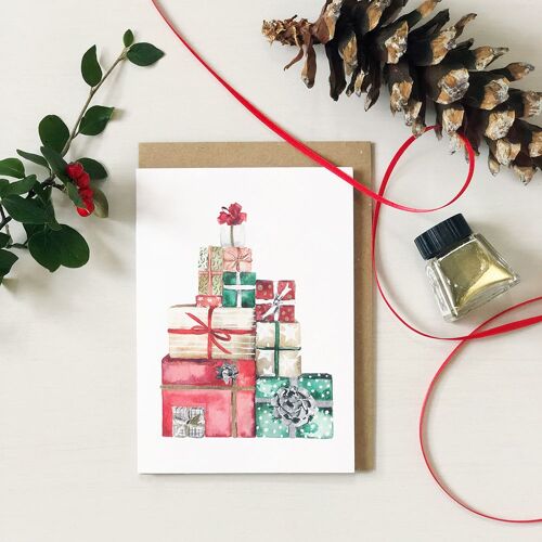 Christmas Gifts Greetings Card