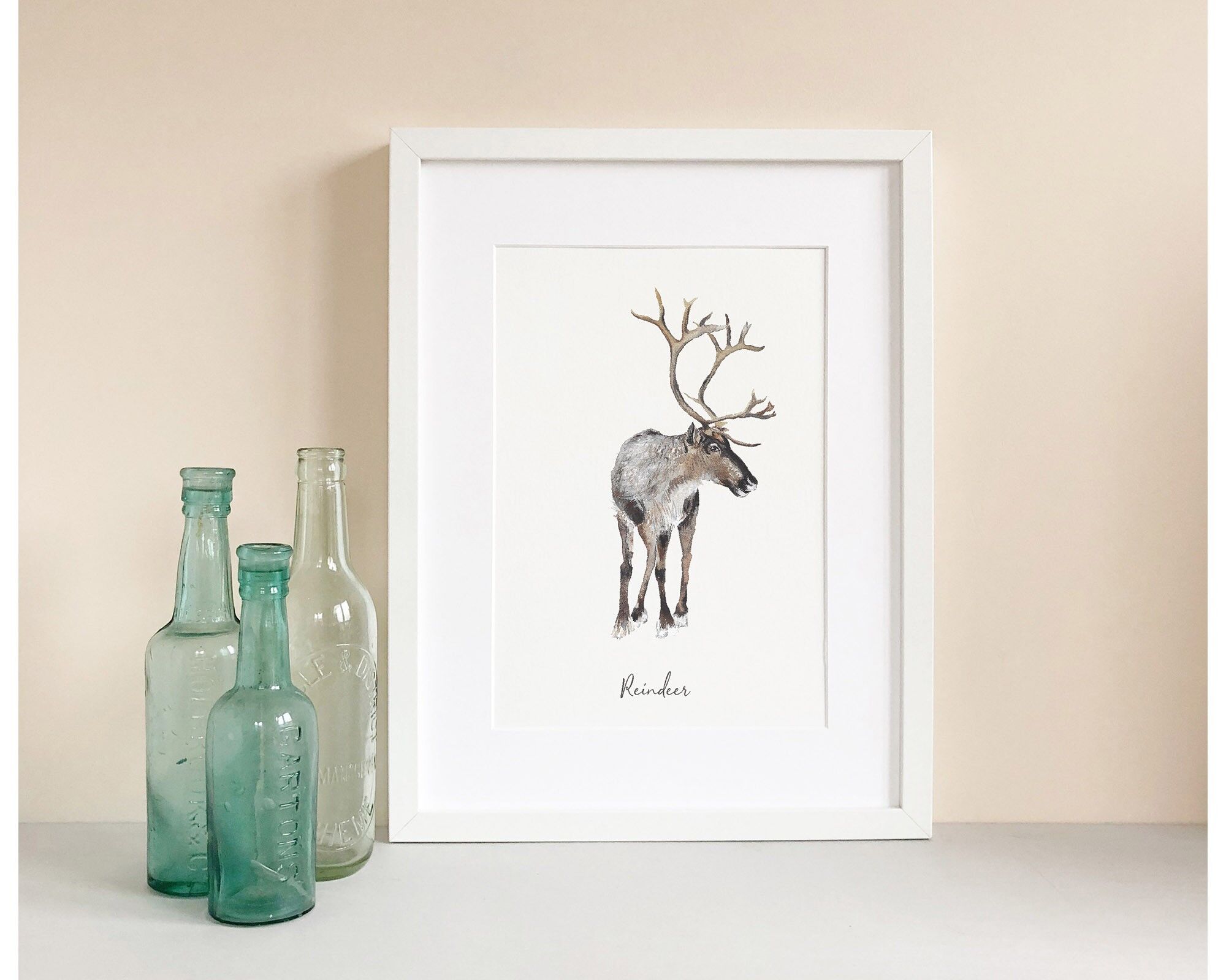 Stampa d'arte di renne