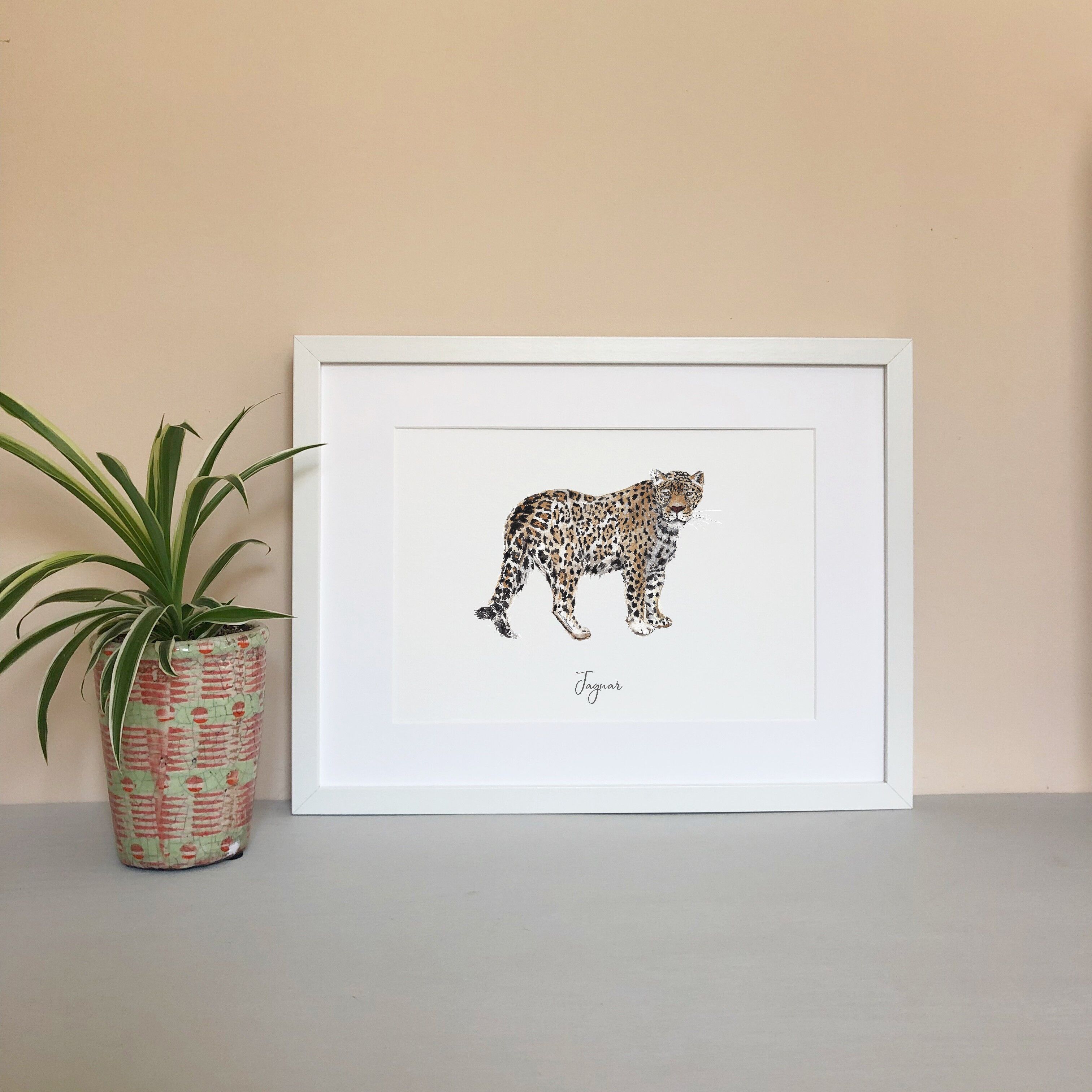 Jaguar-Kunstdruck