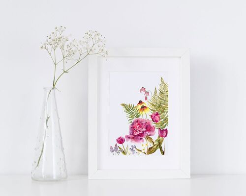 Bloom Floral Art Print