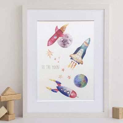 Rockets Art Print