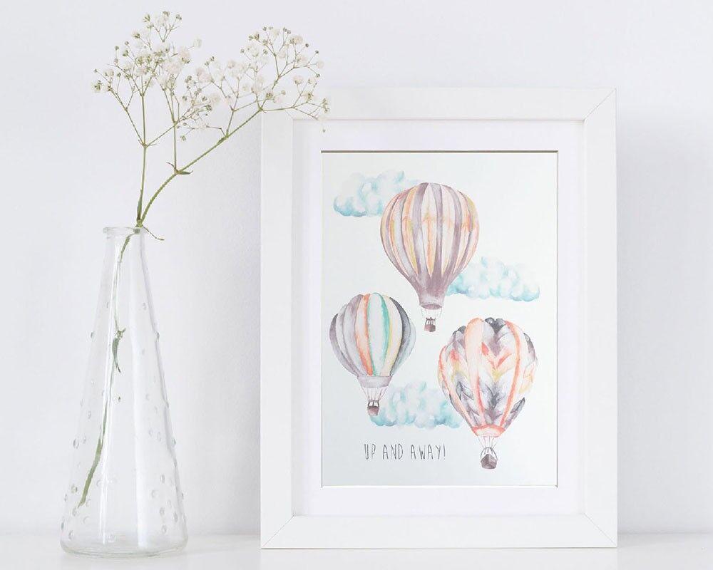 Hot Air Balloon Art Print