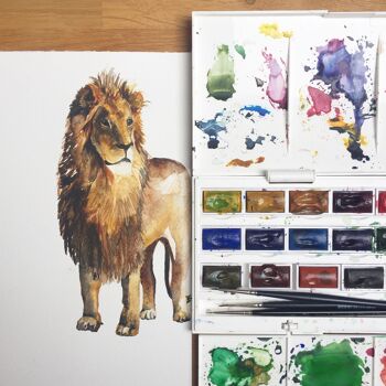Papier peint pour enfants animaux de safari 9