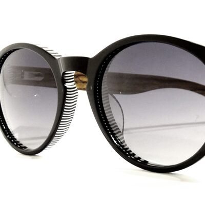 Sunglasses 220 -sun - black and white - black