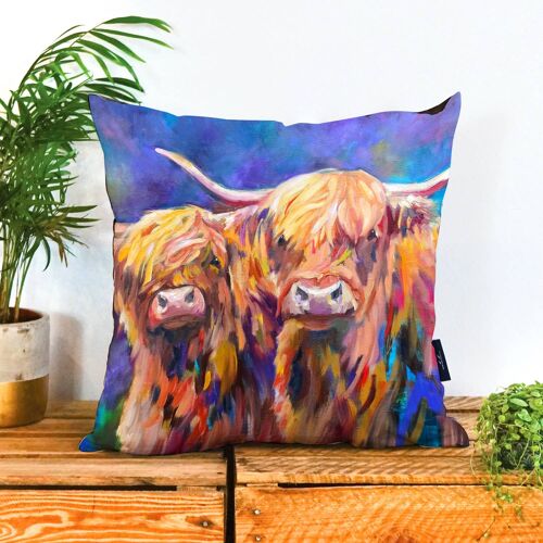 Cow Couple Cushion