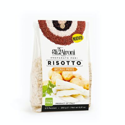 Risotto ready with Cod and Potatoes