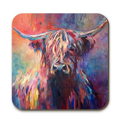 Highland Cow Coaster