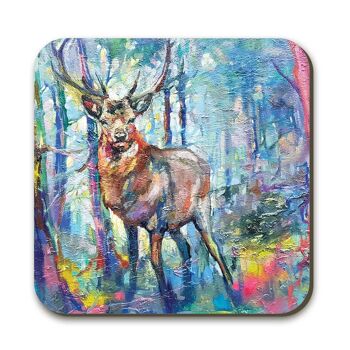 Dessous de verre - Cerf mystique 2