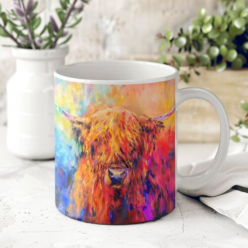 Ceramic Mug - Rainbow Cow