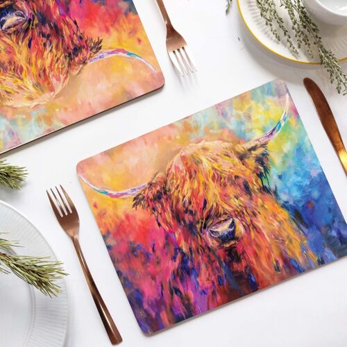 Placemat - Rainbow Cow