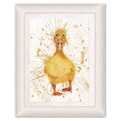 Impresión de arte Giclee (A4/A3) - Pato salpicado