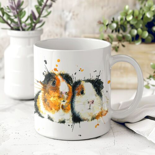 Ceramic Mug - Splatter Guinea Pigs