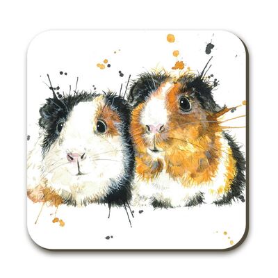 Coaster - Splatter Guinea Pigs