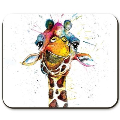 Splatter Rainbow Giraffe Placemat