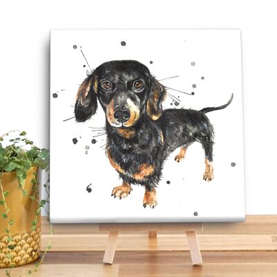 Splatter Sausage Mini Canvas