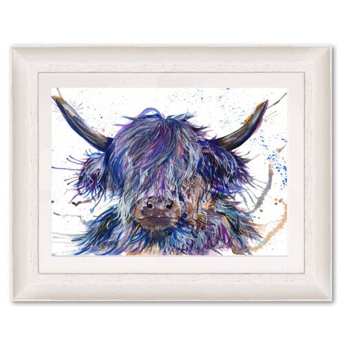 Giclee Art Print (A4/A3) - Splatter Scruffy Coo