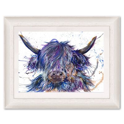 Giclée-Kunstdruck (A4/A3) – Splatter Scruffy Coo