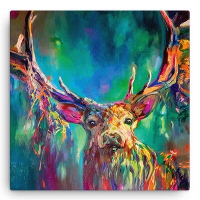 Woodland Stag Large Canvas