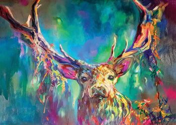 Impression d’art giclée (A4/A3) - Cerf des bois 2