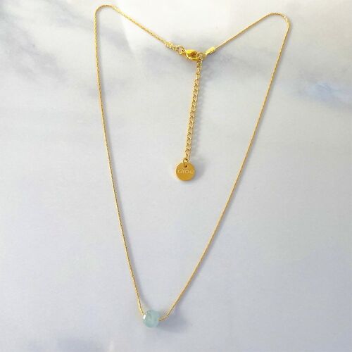 Collier Mini Moon Bleu