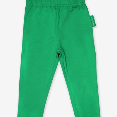 Leggings di base organici in verde