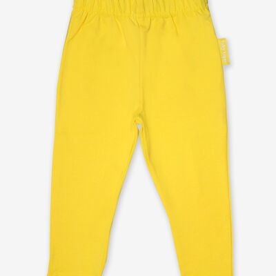 Leggings di base organici in giallo