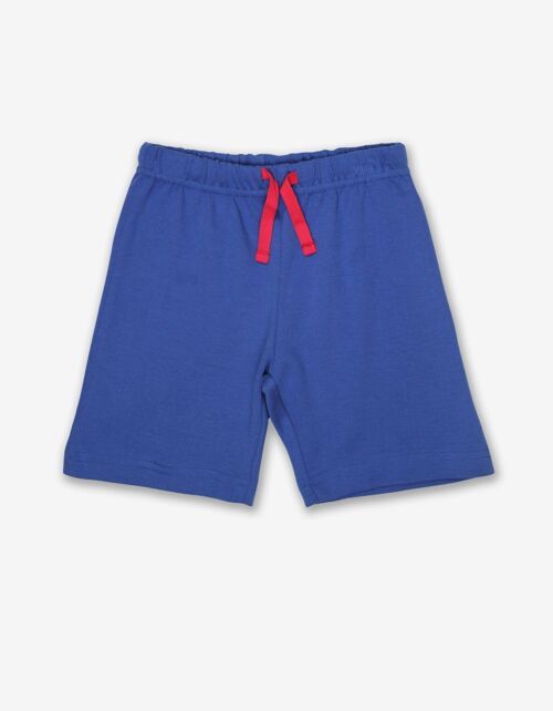 Shorts aus Bio Baumwolle in Blau