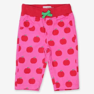 Pantaloni per bambini in twill di mele biologiche