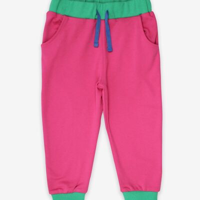 Organic sweatpants in pink