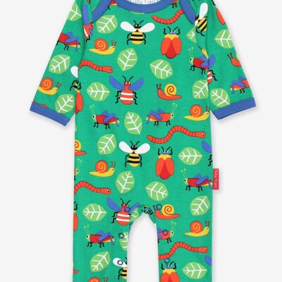 Pajamas made from organic cotton with insect print