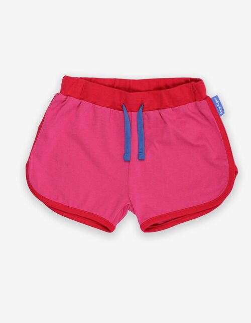 Jogging Shorts aus Bio Baumwolle in Pink