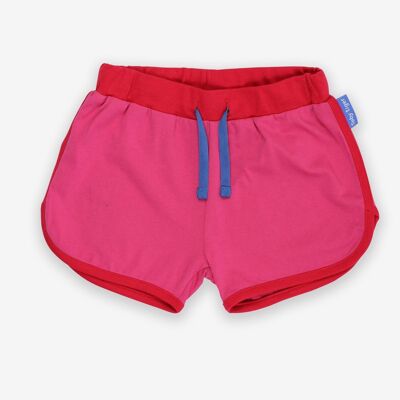 Jogging Shorts aus Bio Baumwolle in Pink
