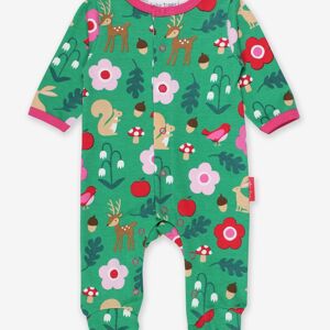 Pyjama imprimé forêt
 Coton bio, pieds fermés