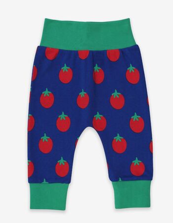 Pantalon bébé, imprimé tomate, coton biologique 1