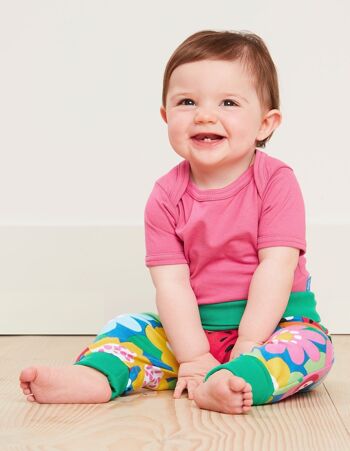 Pantalon bébé, imprimé d'été, coton biologique 2