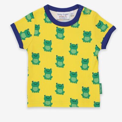 T-shirt with frog print, organic cotton